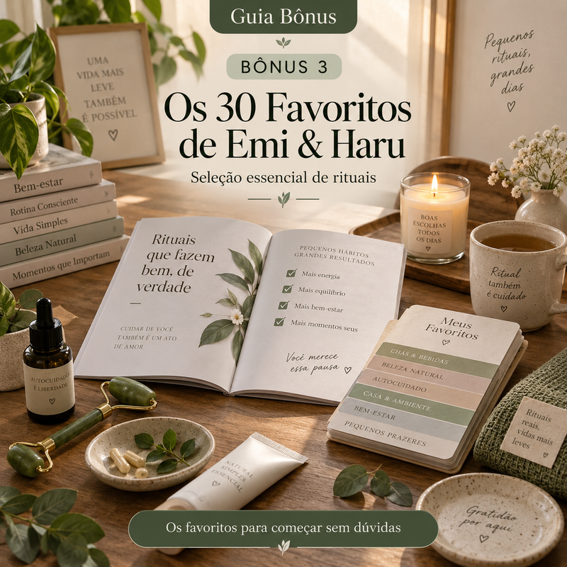 As 30 receitas favoritas de Emi e Haru